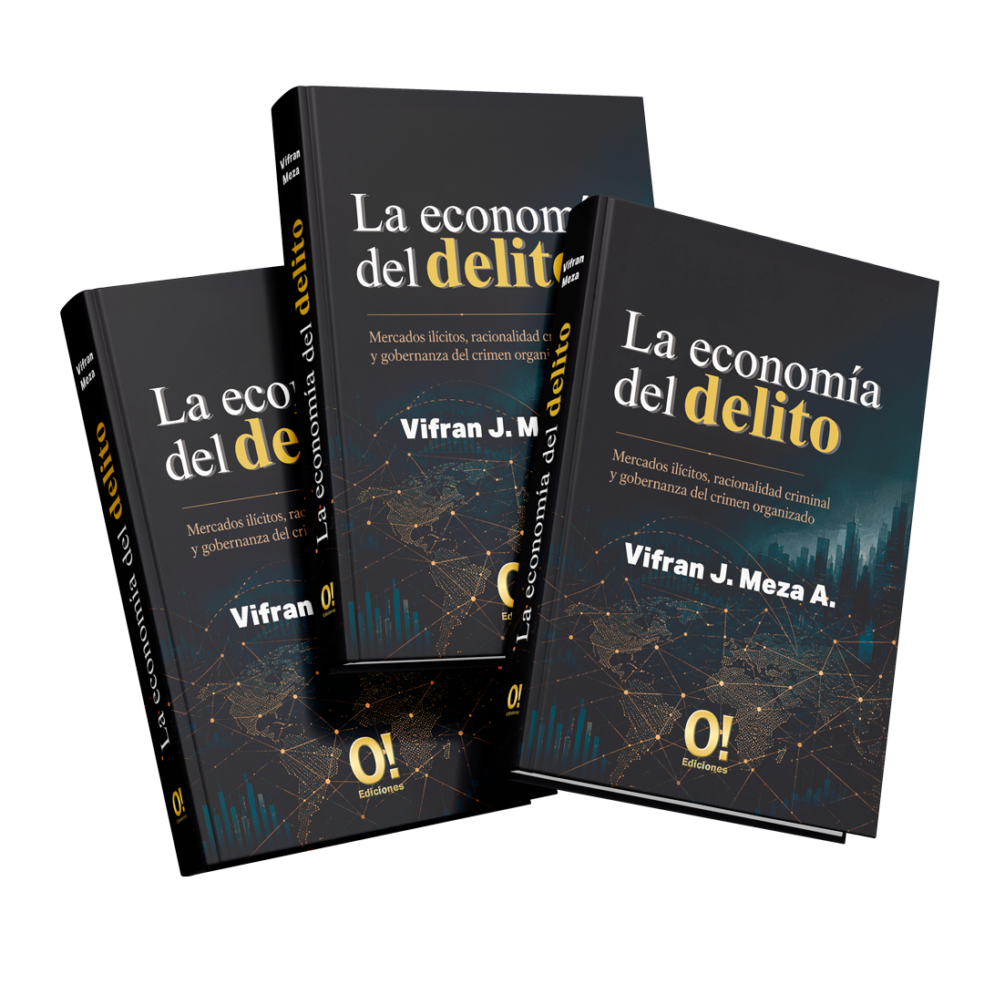 Libro La economía del delito, de Vifran Meza